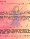 Personalized Character Letter